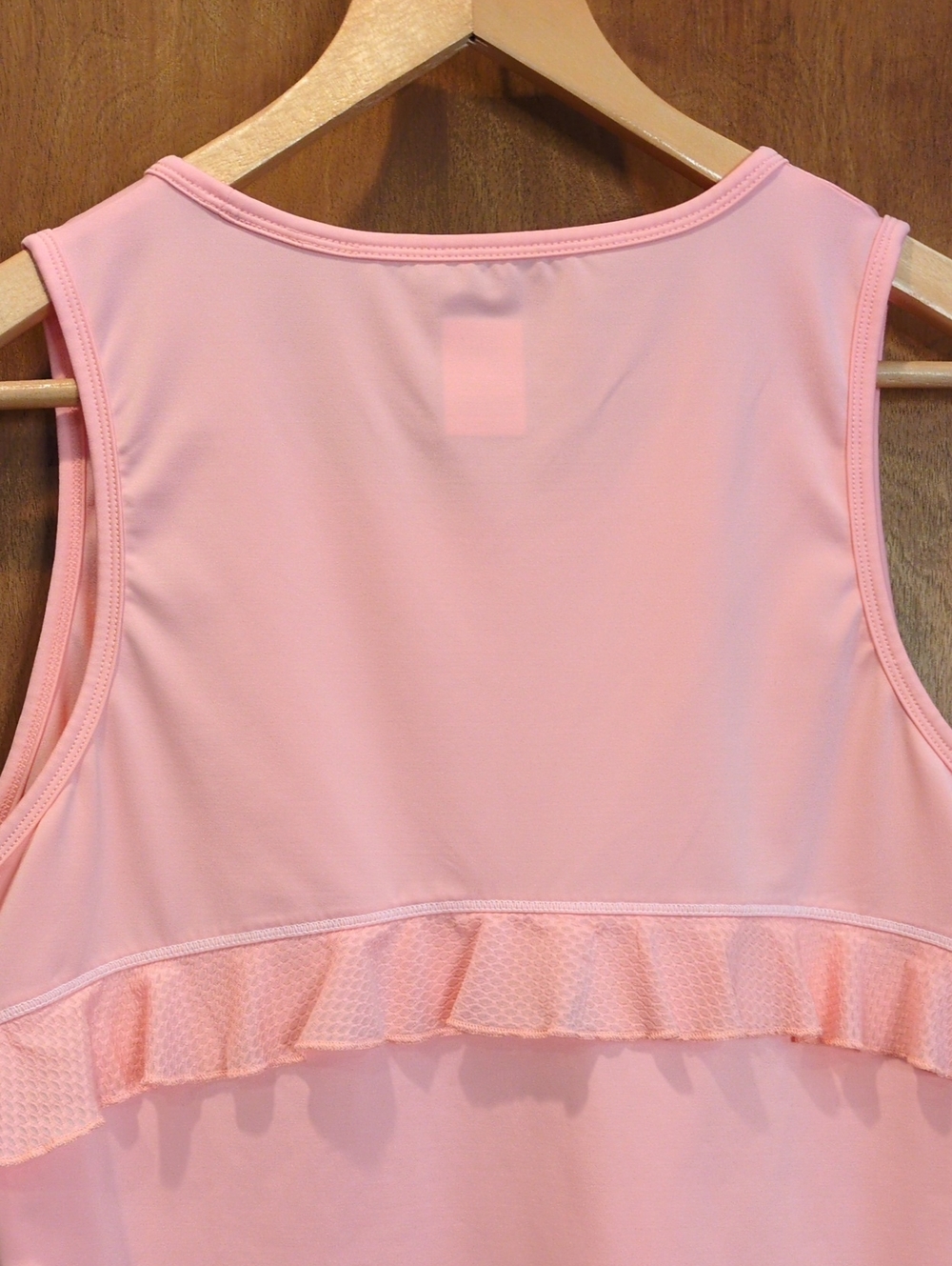 FILA Ruffle Full Coverage Tank In Peach Size L - Picture 2 of 10